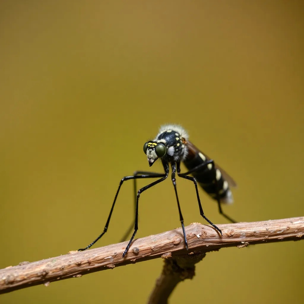 Perbedaan visual antara nyamuk Aedes aegypti dan nyamuk biasa dengan ciri khas belang putih
